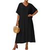 Gosunny Kaftan, abito da spiaggia estivo, da spiaggia, maxi abito estivo con scollo a V, abito estivo lungo da spiaggia, stile boho