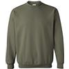 GILDAN GD56-Felpa Uomo Verde (Military Green Military Green) X-Large