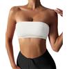FIGKICKSEN Reggiseno a fascia da donna senza spalline, senza cuciture, reggiseno imbottito antiscivolo, reggiseno push-up senza fili