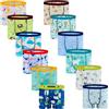 Cogindss Xmrlvn Boxer per Bambini, in Cotone, Confezione da 12
