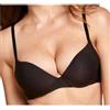 LORMAR Reggiseno Donna Push Up, Linea Naturale, in Microfibra Liscia Ultra Soft Spazzolata al Carbonio,con Coppe Push up Soft Touch Effetto Volume + 1 Taglia, con Ferretto.