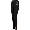Emporio Armani Leggings Donna EA7 6YTP85 TJ01Z, Pantacollant Pantaloni Sportivi Elasticizzati (Nero/Logo Oro, M)