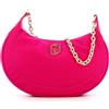 Liu Jo Jeans Borsa a spalla Ecosostenibile in Nylon Dark Fuxia
