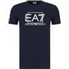 Emporio Armani Maglietta T-Shirt Uomo EA7 3RPT09 PJ02Z, Manica Corta, Girocollo (Blu Scuro, L)