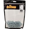 Triton 447177 - Viti a foro tascabile zincate con testa a disco e filettatura grossa, 8 x 1 1/2, confezione da 250 pezzi, colore: Argento