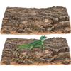 Angoily 2 sfondi in Corteccia di Sughero per rettili, 30 0 cm, Accessori per terrario in Sughero Naturale, Piattaforma rampicante, Corteccia di Rettile per lucertole, Tartarughe, gechi, Draghi