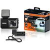 OSRAM ROADsight 3500R Dash Camera con Telecamera Posteriore, 1296p HD, Display da 3 Pollici, grandangolo 140°, sensore G, 30 fps, modalità parcheggio, Funzione HDR, Supporto Scheda SD, 12/24 V