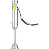 HENDI Frullatore ad immersione, asta frullatore: 225mm, velocità regolabile: 8500 a 16500g/min, processa fino a 3L, frullatore a mano, mixer ad immersione, ø65x(H)425mm, 220V/1000W, inox, ABS