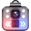 HOOLRZI Mini piccole telecamere di registrazione con testa corpo torcia LED portatile sport all'aperto bicicletta videocamera