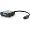 C2G 29471 Adattatore video USB 3.1 USB-C a VGA (PC), conforme TAA, nero