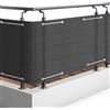Sol Royal SolVision HB2 Frangivista Balcone 100x500 cm Antracite | con Occhielli in Alluminio e Corda Inclusa - Telo Privacy per Ringhiera Balcone, Protezione UV fino al 90%, Traspirante HDPE