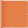 vidaXL Paravento Balcone Arancione 90x400 cm Tessuto Oxford