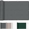 HENG FENG Frangivista Balcone 85x500cm per Protezione Privacy, Antracite