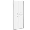vidaXL Porta per Doccia in ESG Satinato 96x190 cm