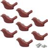 Zerniple Maniglia in ceramica rosa con maniglie per armadietto, per cameretta dei bambini, 8 pezzi