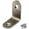 Zernnis (20 pezzi) 30x30mm acciaio inossidabile Staffe angolari connettore ad angolo