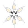 RANBOO Lampadina LED Candela Fiamma E14 4W Equivalenti a 40W Bianca Fredda 6500K 400LM Forma a Candela C35 Non Dimmerabile Vetro Smerigliato 6-Pack