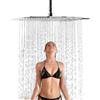 Suguword 40 x 40 cm Grande Soffione Doccia a Pioggia Quadrato in Acciaio Inossidabile con Ugelli Autopulenti Anti-Calcare, Soffione a Soffitto ad Alta Pressione per Esperienza Doccia di Lusso (Classe