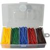 Pro-Parts Set di 5 fascette stringicavo colorate, 2,5 mm x 100 mm, 500 pezzi