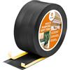 Quest Battiscopa 2in1 Multifunzione 110 mm Autoadesivo - Nero, 5 m