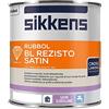 SIKKENS Rubbol BL Rezisto Satin 2,5lt Pittura Acquerello Bianca Interno Legno (Interno) Satinato