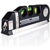 OFKPO 4 in 1 Multiuso Livello Righello Pavimentazione Livello Aligner Orizzontale Misura Verticale Standard del Righello