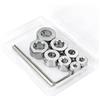 Ruvan 8 pezzi 3-10 mm Punta Profondità Arresto Anello, Set Posizionatore Anello Regolabile Collari Limitazione Trapano Localizzatore Per Tutti I Trapani Di Legno
