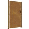 vidaXL Cancello da giardino 100x200 cm in acciaio Corten