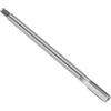 QWORK® Maschio per filettatura metrica M10 x 1 H2 150 mm Scanalatura dritta extra lunga - Maschiatore in acciaio rapido