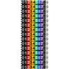 Kioiner Numero Marcatore Cavo Colorato, 150 Pezzi Marcatori a Clip per Cavi, Cifre 0-9 Cavi in Plastica, Marcatore per Cavi Design a Clip Marcatore per Identificare La Linea Dati E Il Cavo Di Rete, 1.5mm
