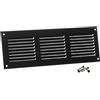 Steinberg14 Griglia di Ventilazione Rettangolare 300x100 mm - Griglie di Aerazione in Metallo Antracite - Serranda di Scarico dell'aria con Zanzariera - Copri Bocchetta Interna a Parete e a Soffitto