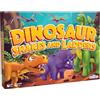 Outset Media Serpenti e scale di dinosauro | Nessuna lettura richiesta, gioco da tavolo per bambini in età prescolare e per bambini, sviluppa abilità sociali e di sviluppo dei bambini, età 3+, 2-6 giocatori