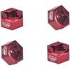 GPM Aluminium 7075 Wheel Hex Set Fits Arrma 1/18 Granite GROM Mega 380 Brushed 4X4 Monster Truck ARA2102 Upgrades - Red