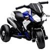 HOMCOM Moto Elettrica per Bambini 3-5 Anni Max 25kg 3km/h 86x42x52 cm Blu
