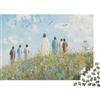 5M3D7C8V Persone su prato Puzzle 1000 Pezzi Puzzle per Adulti Carta Puzzle per Famiglia Paesaggio naturale Relax attività Decorazione Regalo 38x26cm/1000pcs