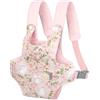 GAGAKU Marsupio per bambole per bambine, trasportini per bambole giocattolo con cinghie regolabili per bambini - rosa - coniglio