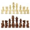 ELLENNE SET 32 PEDINE SCACCHI IN LEGNO BIANCHE/NERE 3.0 ADULTI/BAMBINI