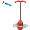BOFITENG Pogo - Palla per saltare con impugnatura, per adulti, capacità di carico di 100 kg, per allenamento dell'equilibrio, sport, perdita di peso e bruciare i grassi (rosso)