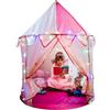 Rainbow Frog Tenda da gioco rosa principessa per bambini; luci a stella colorate e rana arcobaleno giocattolo. Tenda da gioco pop-up per bambine; casetta per bambini. 135 cm di altezza, 105 cm di larghezza.
