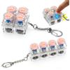 Dongcill 2 Pezzi Portachiavi Fidget Antistress Gatto, Tastiera Luminosa Fidget