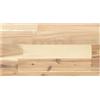 Qnhdfrt Piano per Tavolo 40x20x4 cm in Legno Massello di Acacia Grezzo