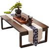 CSYQPDMBDL Giapponese Tavolo Basso, Tavolino da tè Cinese, Tavolino basso pieghevole Tavolino da tè stabile Tavolino Tatami Tavolo da tè Zen Tavolo da accento vintage for soggiorno(80x50x31cm)