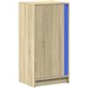 vidaXL Credenza con LED Rovere Sonoma 42,5x34x85 cm Legno Multistrato