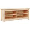 vidaXL Schoenenbank 110x38x45,5 cm massief grenenhout