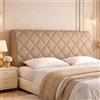 AnkekolyStar Copri Testata Letto Matrimoniale/Singolo, Copritestiera Protezione Elastica Lavabile, Addensare Anti-Graffio Anti-Polvere (cachi, 150cm)