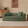 Generic Divano convertibile senza struttura rigida Serve per la seduta e il letto, divano a pavimento in stile tatami per salotti, camere e appartamenti (Verde)