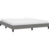 vidaXL Giroletto senza Materasso Grigio Scuro 160x200 cm Tessuto