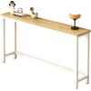 yurstcggh Tavolo Consolle Ingresso 140cm Mensola Dietro Divano,Tavolo d'ingresso per Corridoio,Consolle Sottile,utilizzabile come scaffale espositivo per il soggiorno,libreria per bambini o comodino