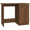 vidaXL Scrivania Rovere Marrone 100x50x76 cm in Legno Multistrato
