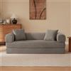Generic Divano convertibile senza struttura rigida Serve per la seduta e il letto, divano a pavimento in stile tatami per salotti, camere da letto e appartamenti (Taupe)
